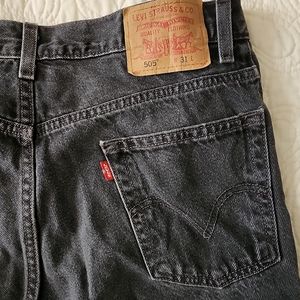 Levi's 31 black vintage shorts